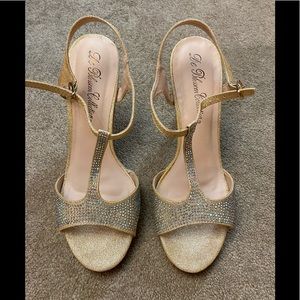 Woman's Peep Toe Ankle Strap Heels